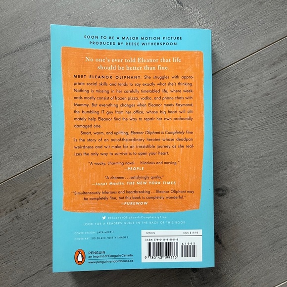 Eleanor Oliphant is Completely Fine Book - Picture 3 of 4